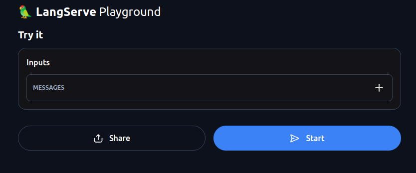 langserve default playground